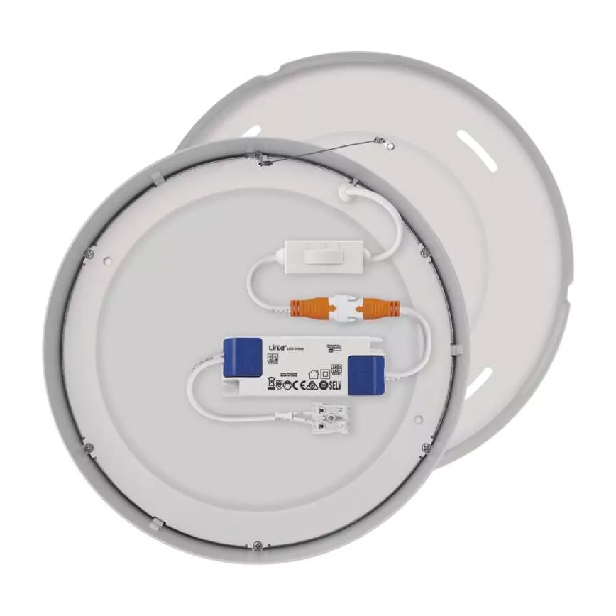 Plafón LED NEXXO LED/21W/230V 3000/3500/4000K diámetro 22,5 cm blanco