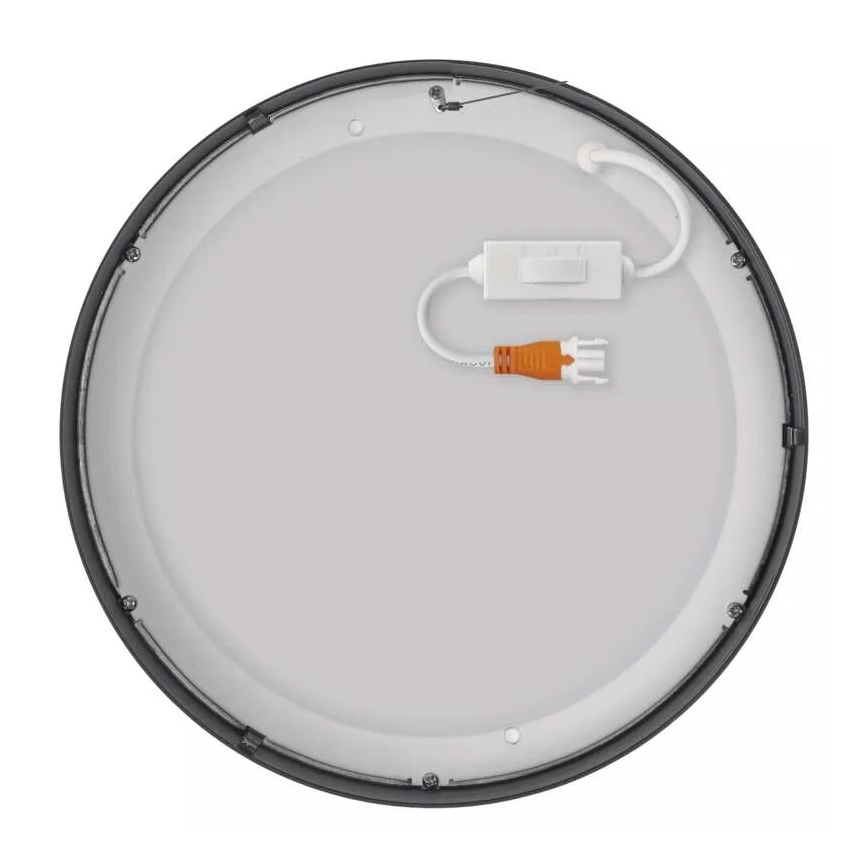 Plafón LED NEXXO LED/21W/230V 3000/3500/4000K ø 22,5 cm negro