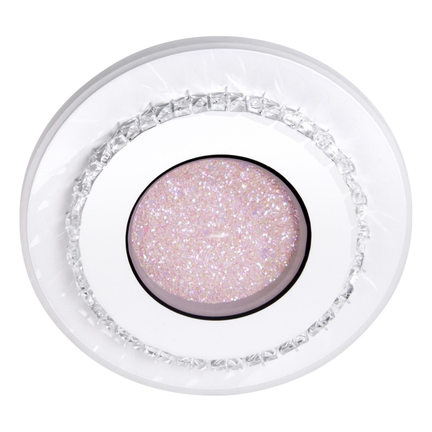 Plafón LED LED/24W/230V 3000-6000K diá. 20 cm blanco/rosa