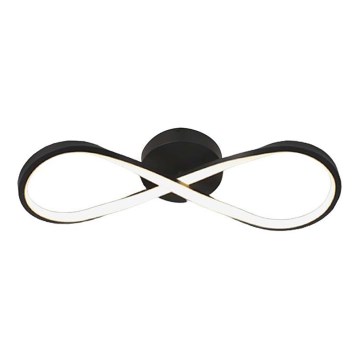 Plafón LED LED/24W/230V 3000K negro