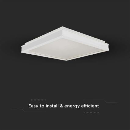 Plafón LED LED/24W/230V 4000K 45x45 cm blanco