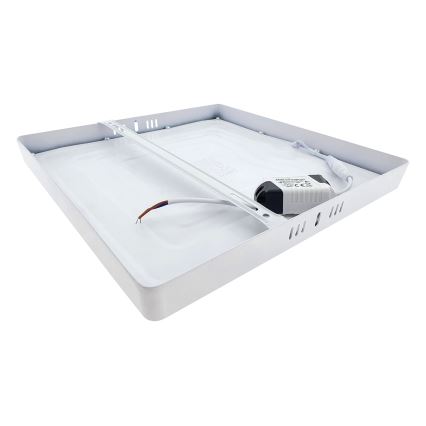 Plafón LED LED/24W/230V 4200K 28x28 cm blanco