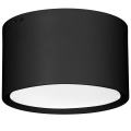 Plafón LED LED/25W/230V negro diá. 15 cm
