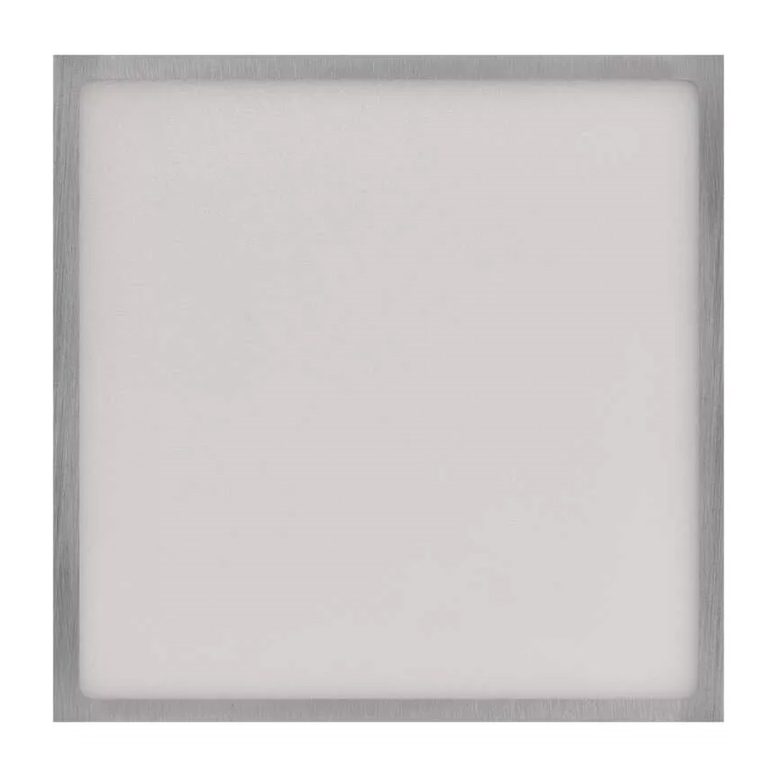 Plafón LED NEXXO LED/28,5W/230V 3000/3500/4000K 30x30 cm cromo mate