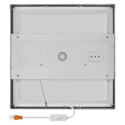 Plafón LED NEXXO LED/28,5W/230V 3000/3500/4000K 30x30 cm cromo mate