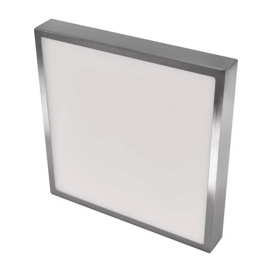 Plafón LED NEXXO LED/28,5W/230V 3000/3500/4000K 30x30 cm cromo mate