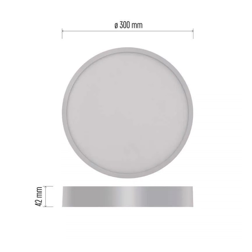 Plafón LED NEXXO LED/28,5W/230V 3000/3500/4000K d. 30 cm blanco