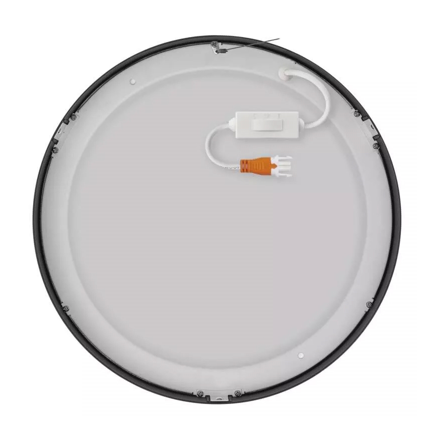 Plafón LED NEXXO LED/28,5W/230V 3000/3500/4000K d. 30 cm negro