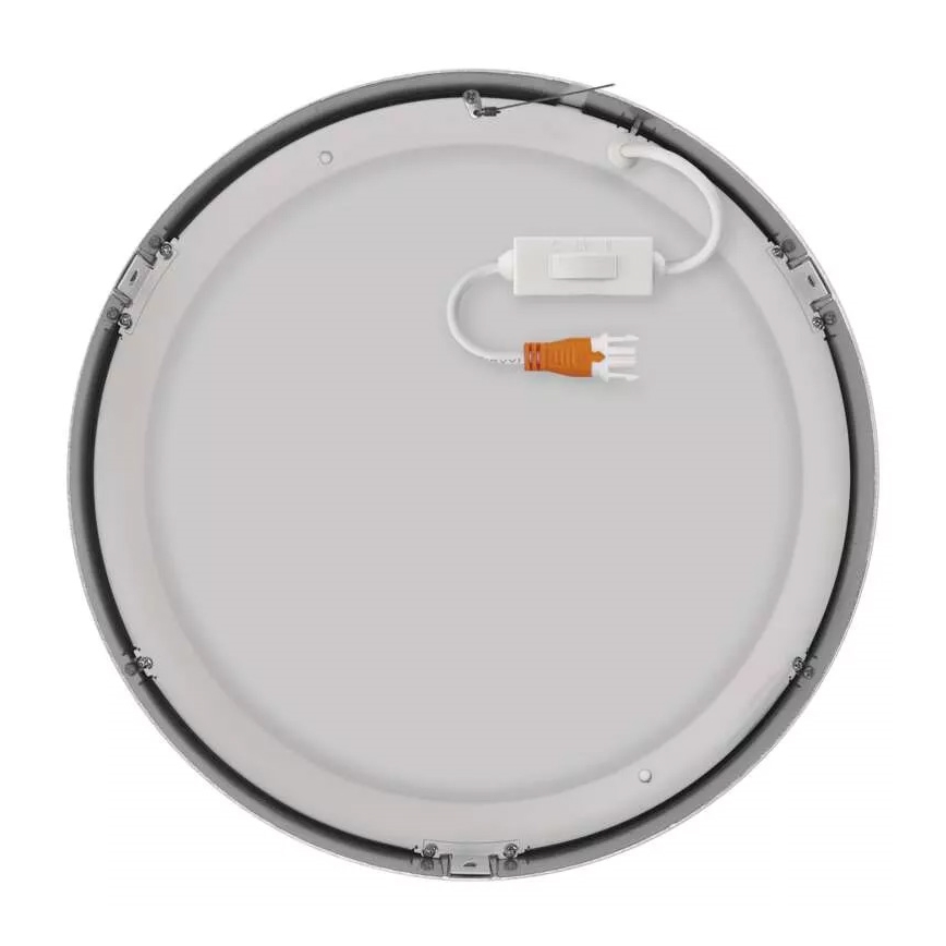 Plafón LED NEXXO LED/28,5W/230V 3000/3500/4000K diá. 30 cm cromo brillante