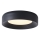 Plafón LED LED/30W/230V 3000K negro diá. 40 cm
