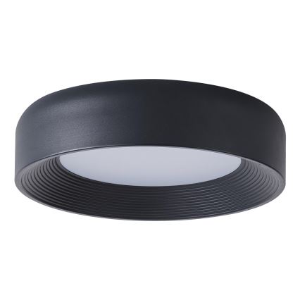 Plafón LED LED/30W/230V 3000K negro diá. 40 cm