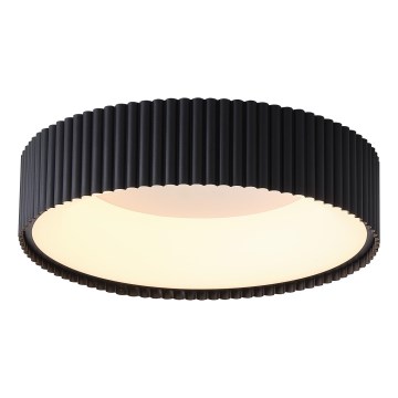 Plafón LED LED/30W/230V 3000K negro diá. 46 cm