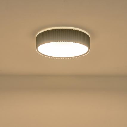 Plafón LED LED/30W/230V 3000K negro diá. 46 cm