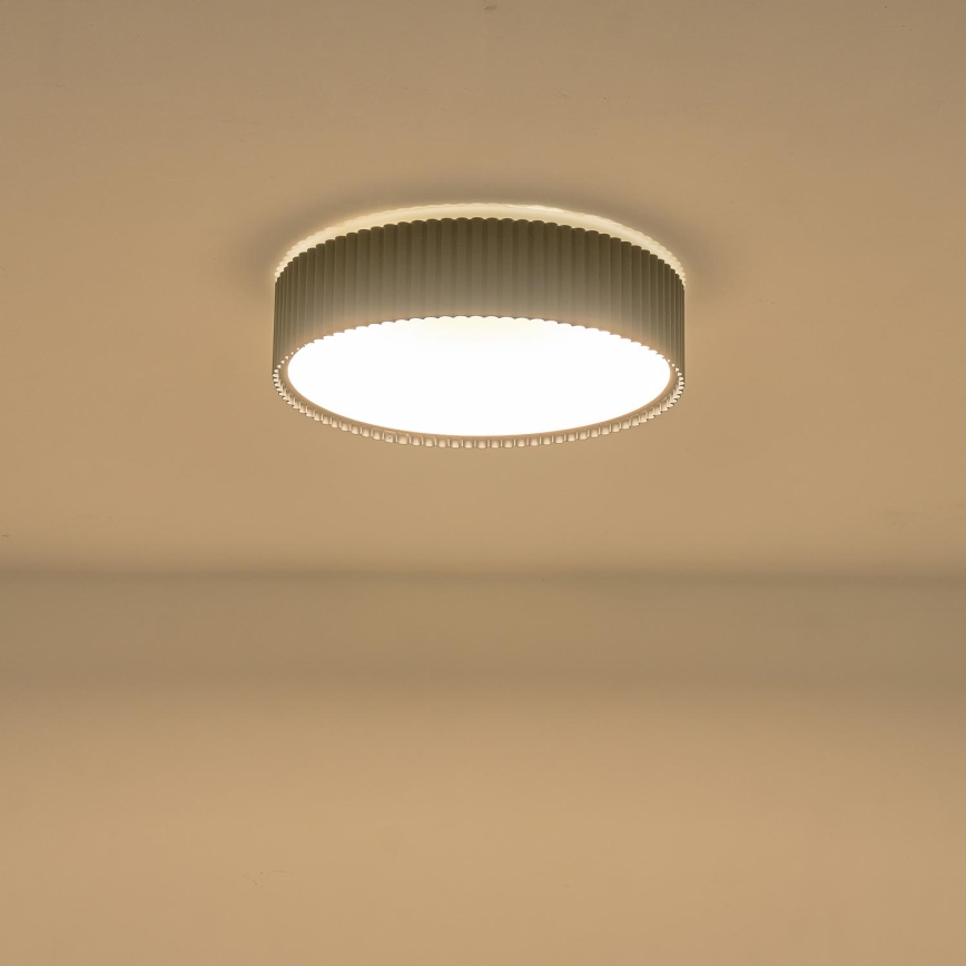 Plafón LED LED/30W/230V 3000K negro diá. 46 cm