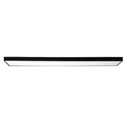 Plafón LED LED/32W/230V 4000K 120x13 cm negro