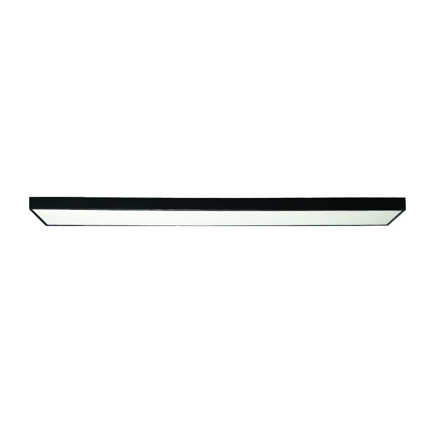 Plafón LED LED/32W/230V 4000K 120x13 cm negro