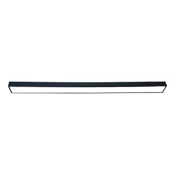 Plafón LED LED/32W/230V 4000K 120x7 cm negro