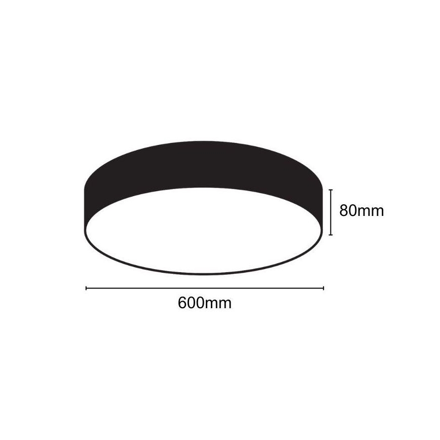Plafón LED LED/35W/230V 4000K diá. 60 cm