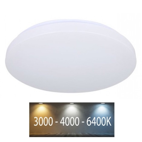 Plafón LED LED/36W/230V 48 cm de diámetro 3000/4000/6400K lechoso