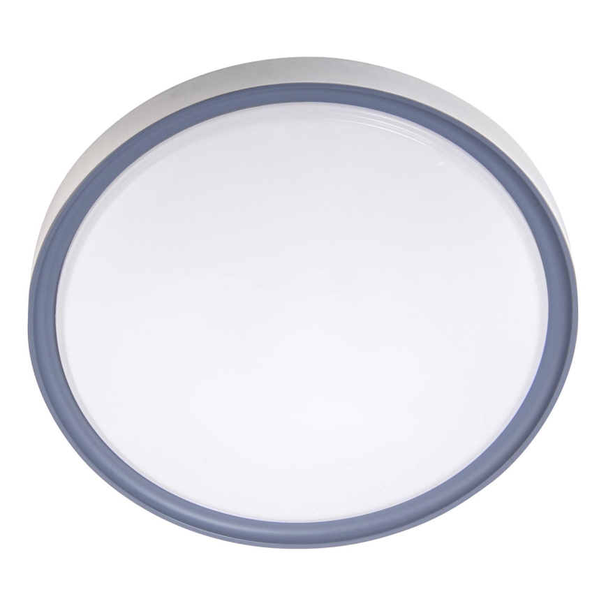 Plafón LED LED/36W/230V diá. 40 cm blanco/gris