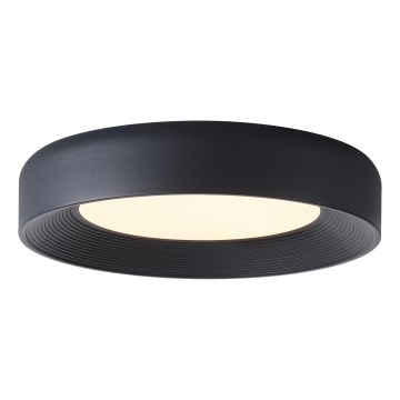 Plafón LED LED/40W/230V 3000K negro diá. 50 cm