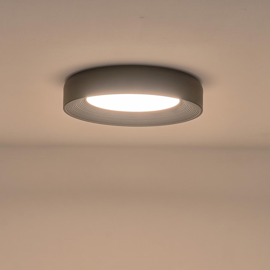 Plafón LED LED/40W/230V 3000K negro diá. 50 cm