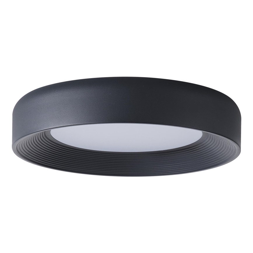 Plafón LED LED/40W/230V 3000K negro diá. 50 cm