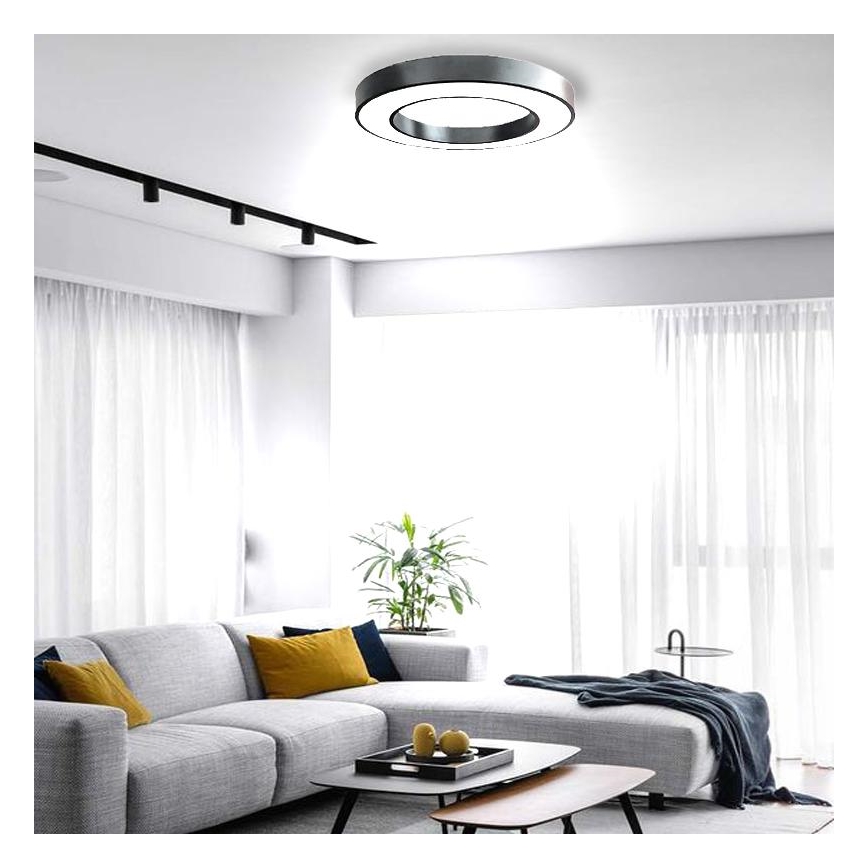Plafón LED LED/40W/230V 4000K diá. 80 cm