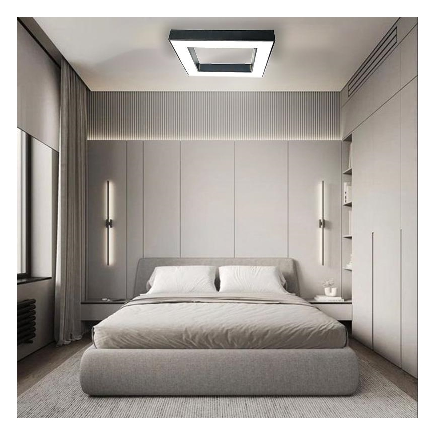 Plafón LED LED/55W/230V 4000K 80x80 cm