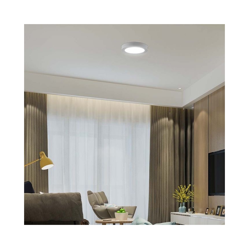 Plafón LED LED/6W/230V 6500K blanco