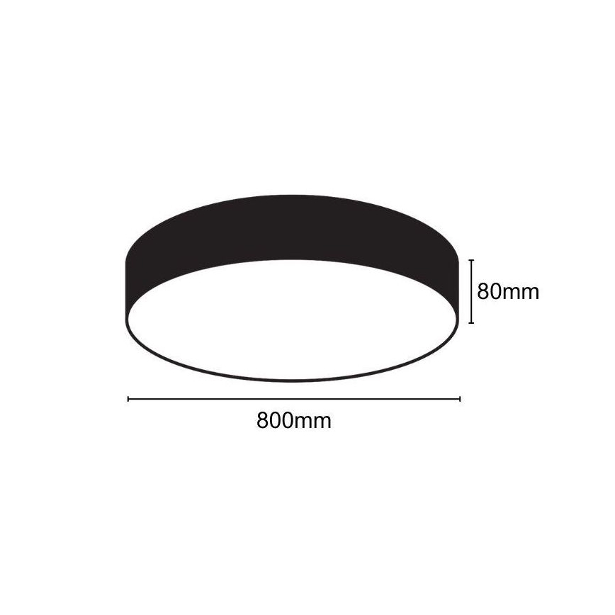 Plafón LED LED/70W/230V 4000K diá. 80 cm