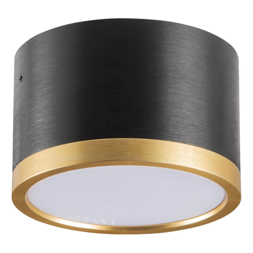Plafón LED MIRELLA 1xGX53/6W/230V negro/dorado