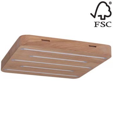 Plafón LED NEELE 5xLED/3,9W/230V roble - certificado FSC