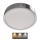 Plafón LED NEXXO LED/21W/230V 3000/3500/4000K diá. 22,5 cm cromo brillante
