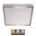 Plafón LED NEXXO LED/28,5W/230V 3000/3500/4000K 30x30 cm cromo mate