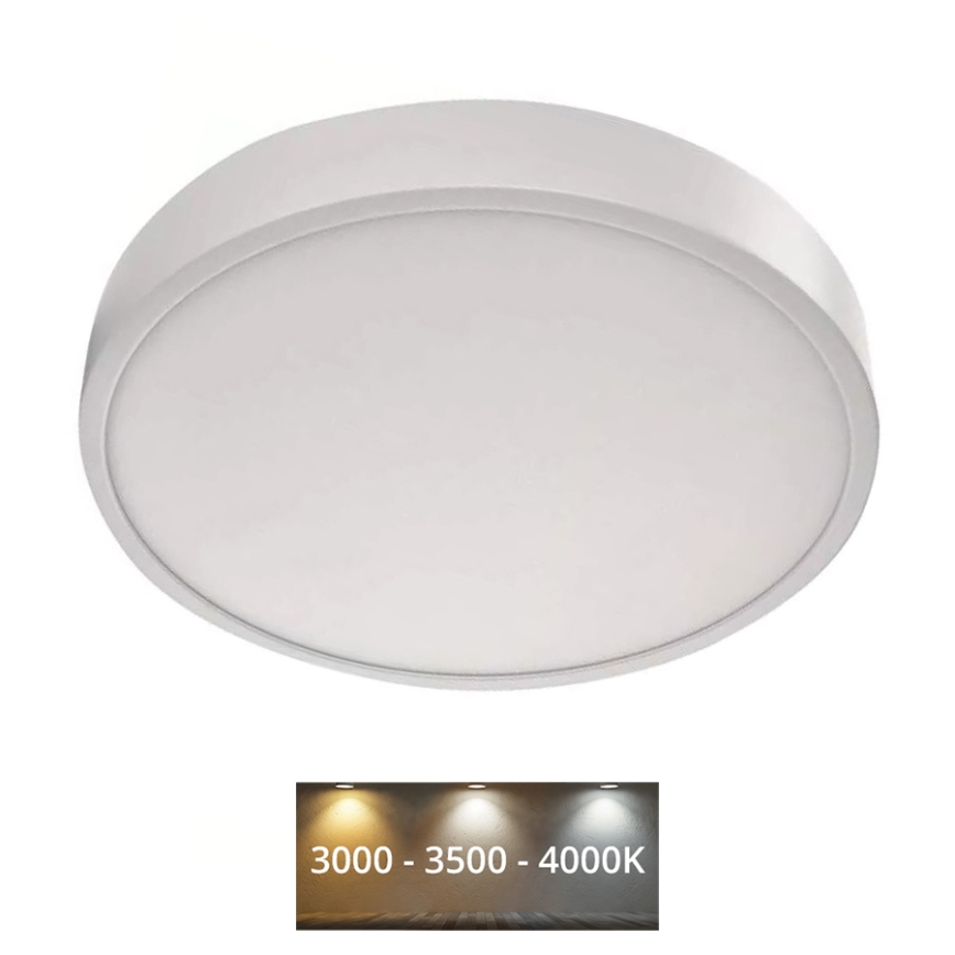 Plafón LED NEXXO LED/28,5W/230V 3000/3500/4000K d. 30 cm blanco