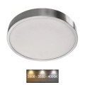 Plafón LED NEXXO LED/28,5W/230V 3000/3500/4000K diá. 30 cm cromo brillante