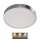 Plafón LED NEXXO LED/28,5W/230V 3000/3500/4000K diá. 30 cm cromo brillante