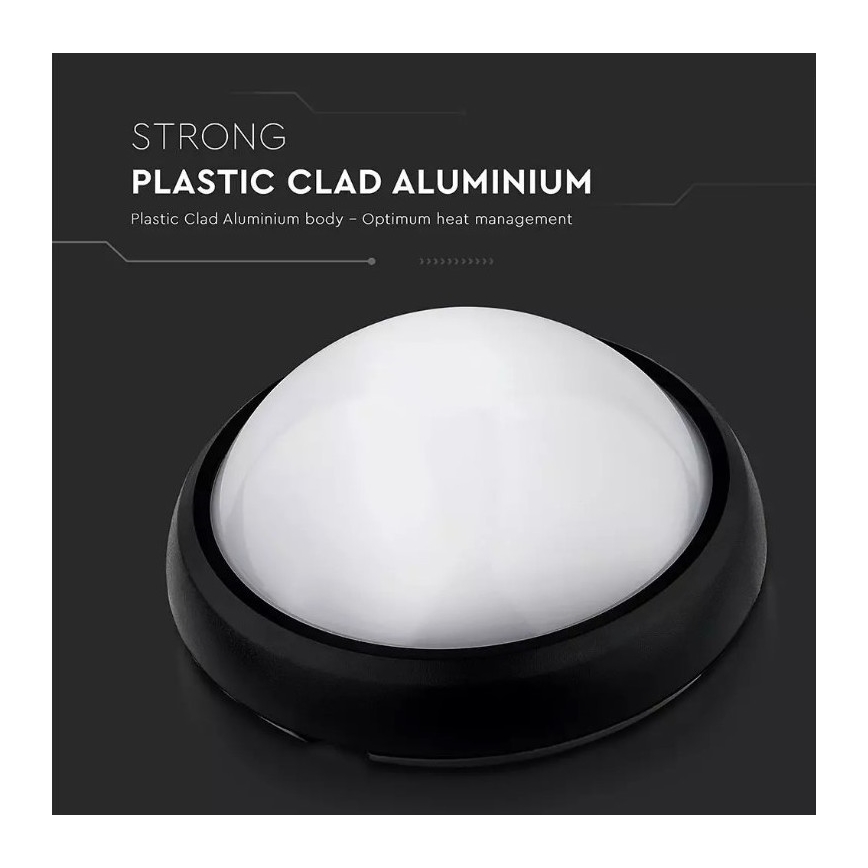 Plafón LED para exteriores LED/12W/230V IP54