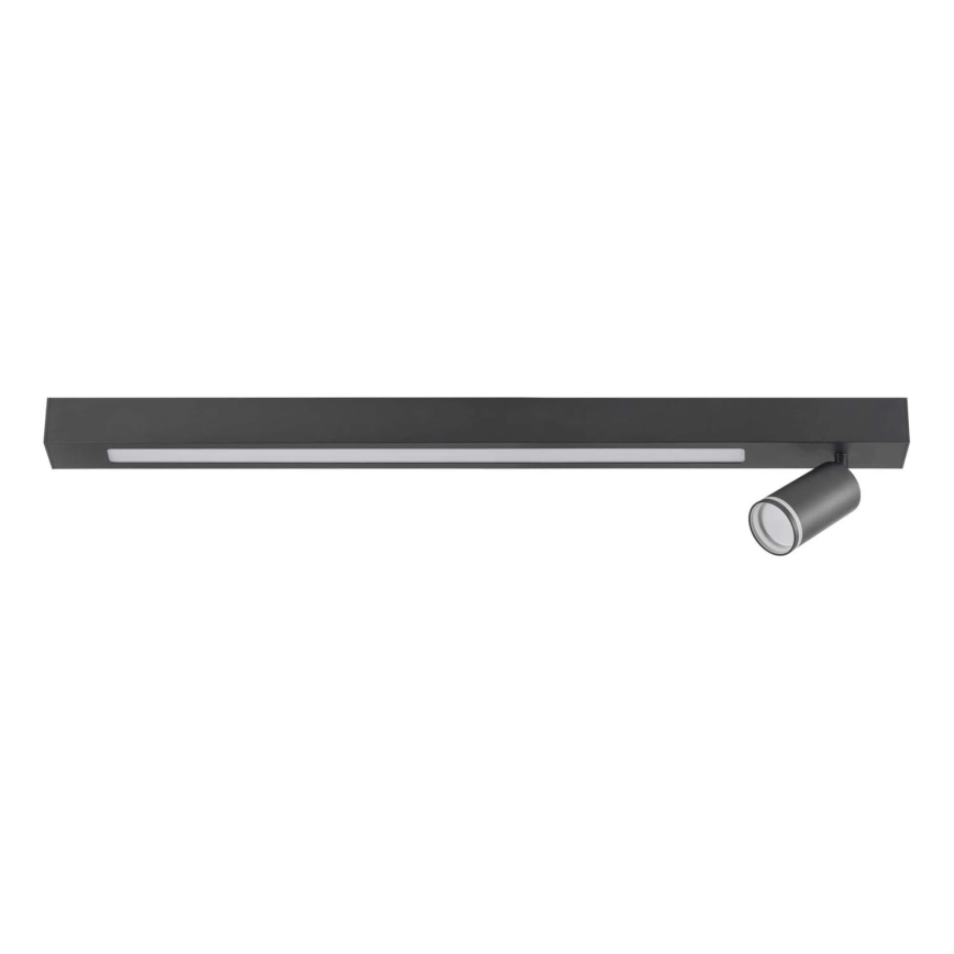 Plafón LED PARÍS LED/24W/230V + 1xGU10/10W negro