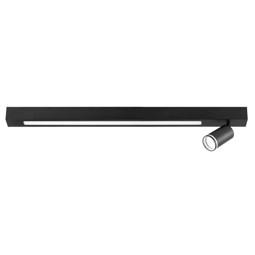 Plafón LED PARÍS LED/24W/230V + 1xGU10/10W negro