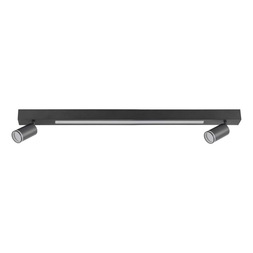 Plafón LED PARÍS LED/24W/230V + 2xGU10/10W negro