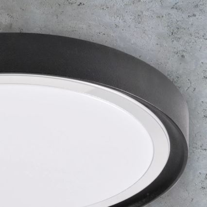 Plafón LED PERSE LED/15W/230V negro