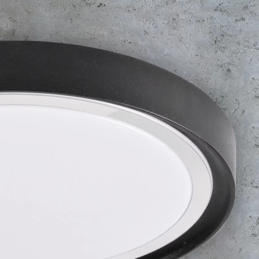 Plafón LED PERSE LED/15W/230V negro
