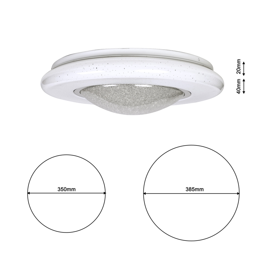 Plafón LED QUASAR LED/24W/230V