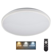 Plafón LED regulable ARVOS LED/37W/230V blanco + control remoto