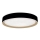 Plafón LED regulable con control por voz OPAL LED/48W/230V 2700-6500K negro + control remoto
