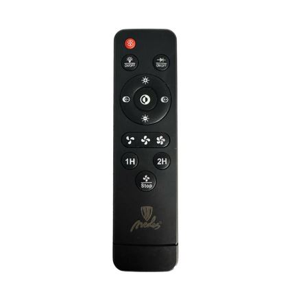 Plafón LED regulable con ventilador LED/35W/230V 3000-6500K negro + control remoto
