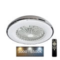 Plafón LED regulable con ventilador OPAL LED/48W/230V 3000-6500K + control remoto