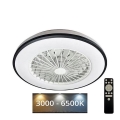 Plafón LED regulable con ventilador OPAL LED/48W/230V 3000-6500K + control remoto